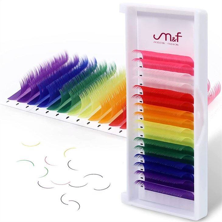 0.15 Ellipse Color Lashes Extension