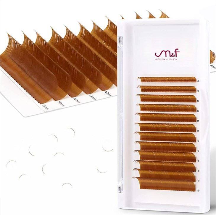 brown lashes extension