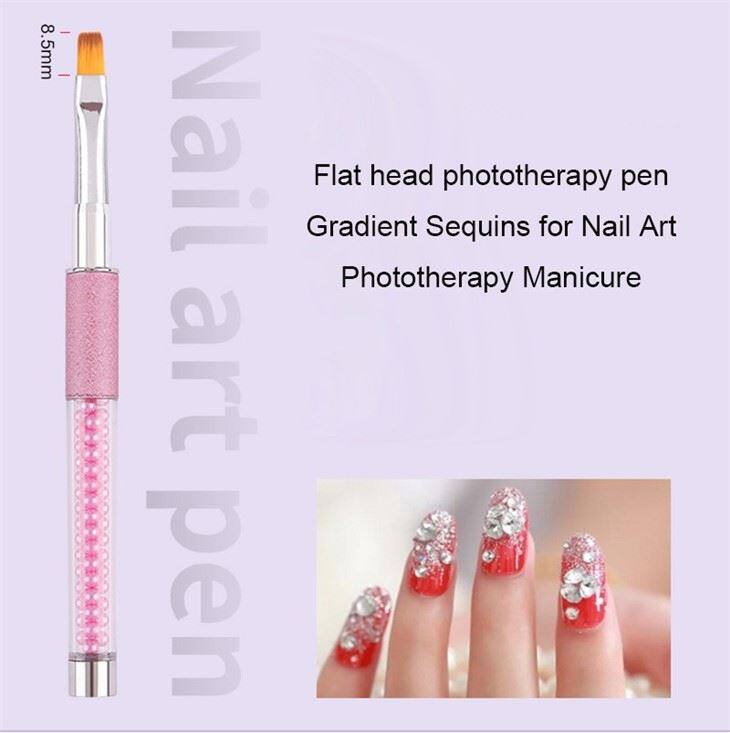 Flat head phototherapy pen