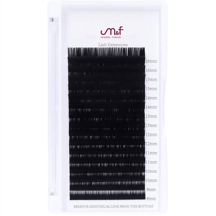 16Raðir 0. 07mm klassísk augnhár