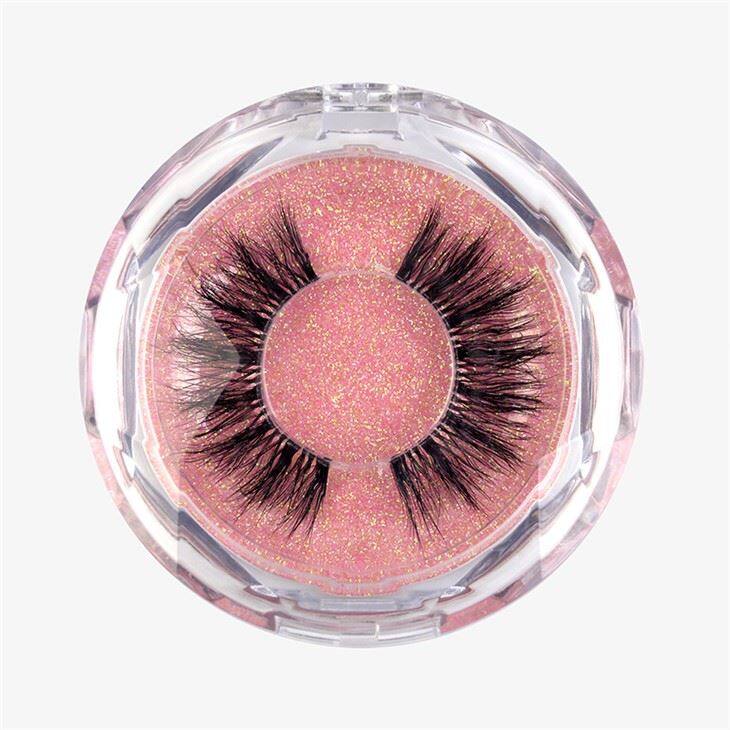 1Pair Mink vipper svart bånd