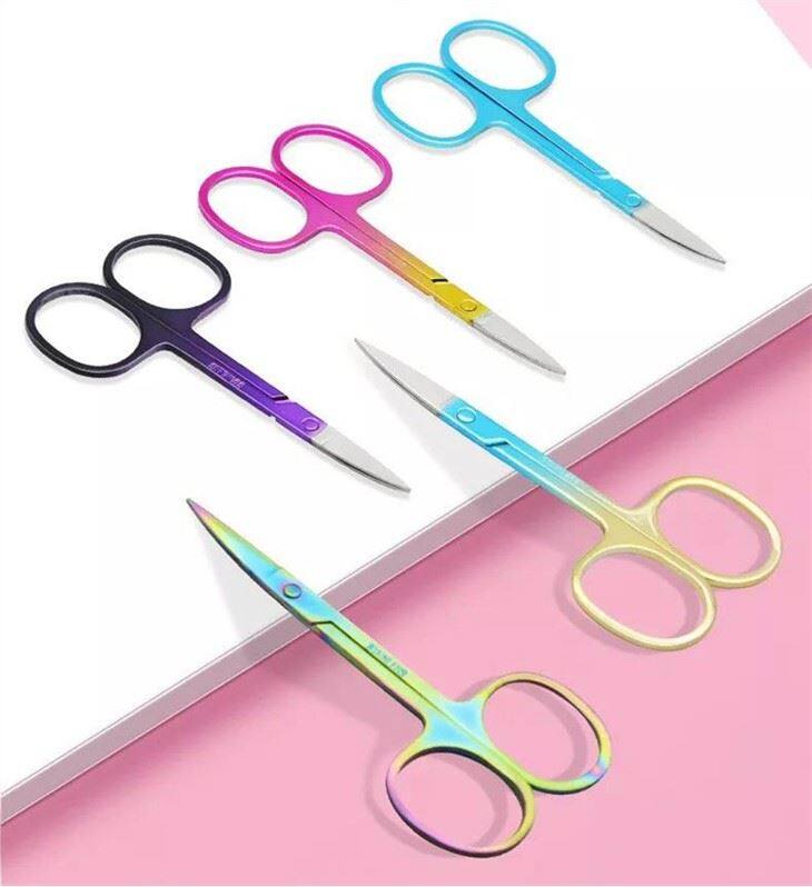 stainless steel eyebrow scissors