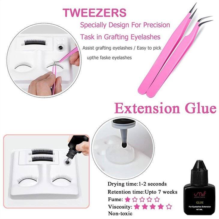 eyelash practice tray