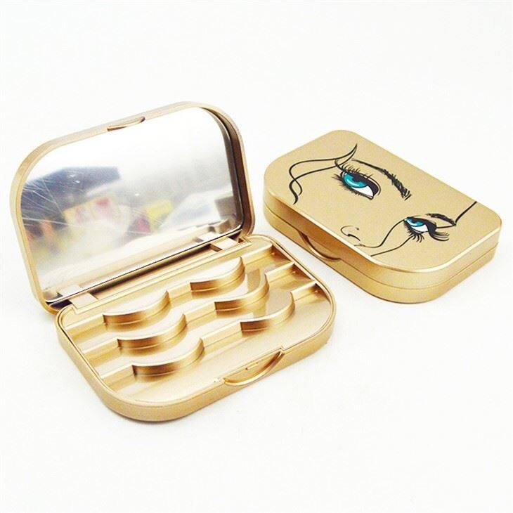 gold lashes box