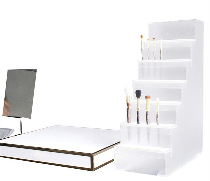 clear brush display stand