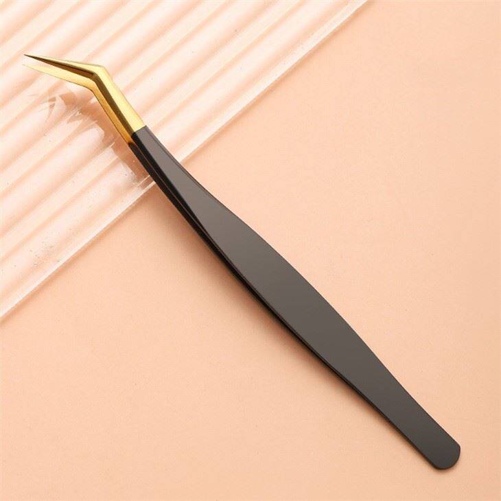 Golden Feather Clip Tweezers