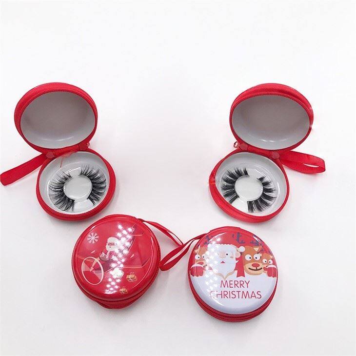 round eyelashes box