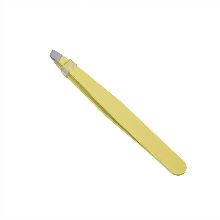 1.5mm yellow brow tweezers