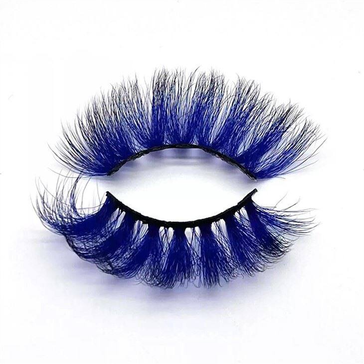 blue fuax mink lashes