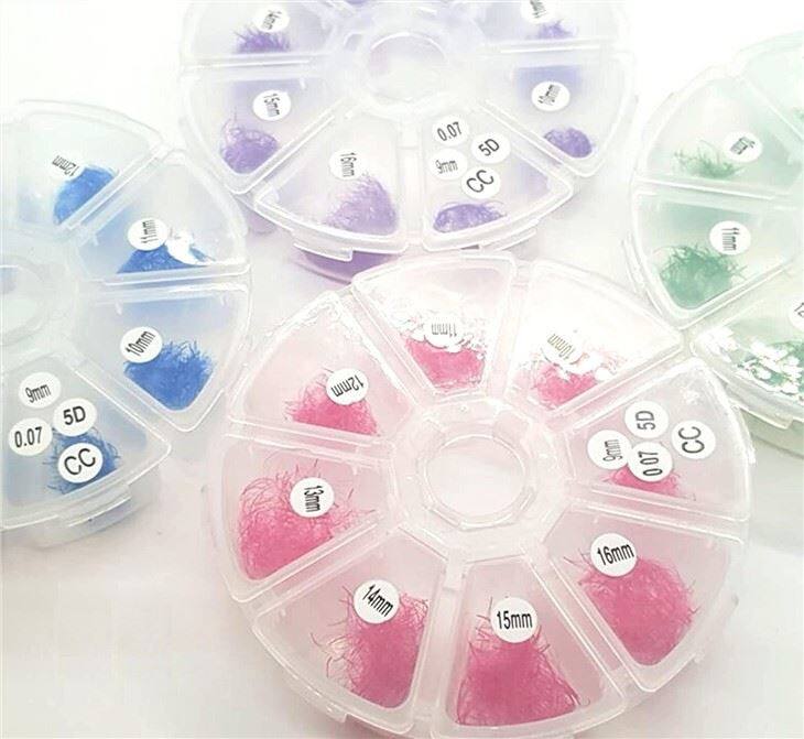 Color Loose Fans lashes