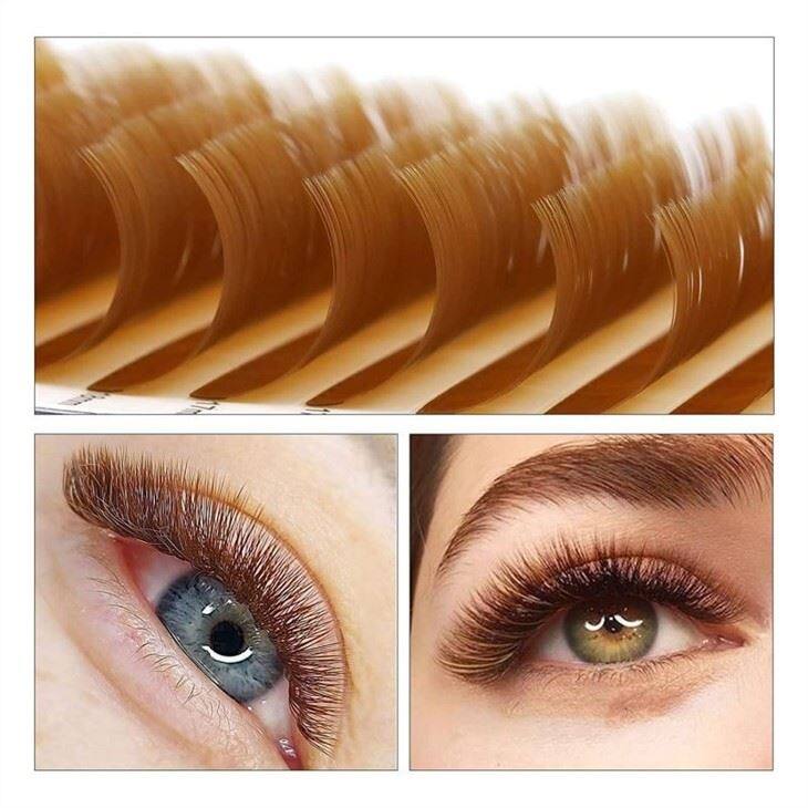 brown classic lashes beautful