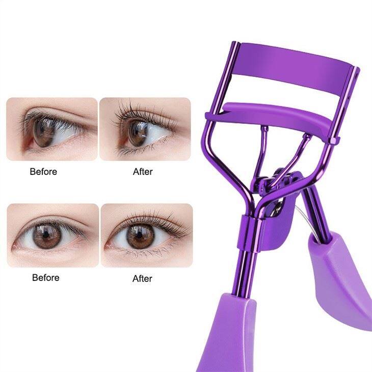 purple lashes curlers