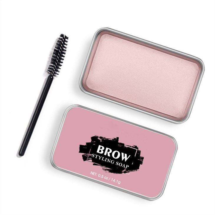 pink brow styling soap