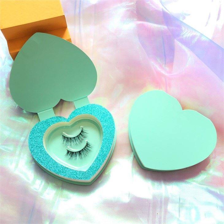 Heart - aqua blue Box