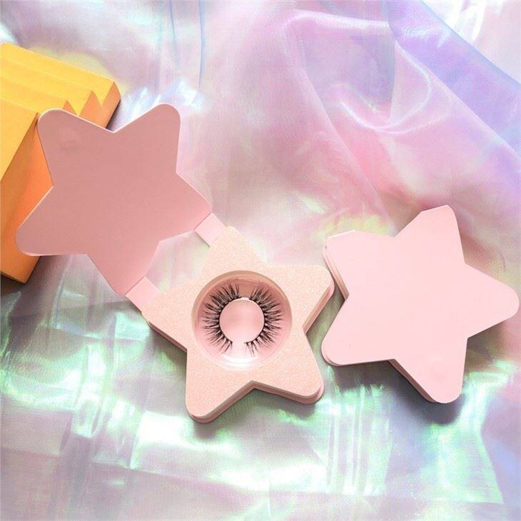 Light pink five-pointed star box