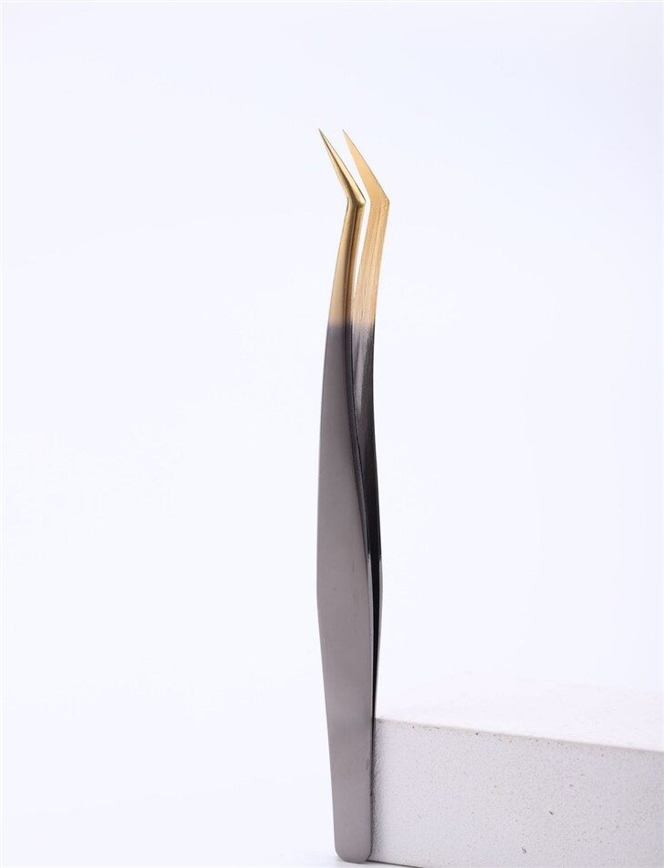 Lengthened Golden Feather Tweezers