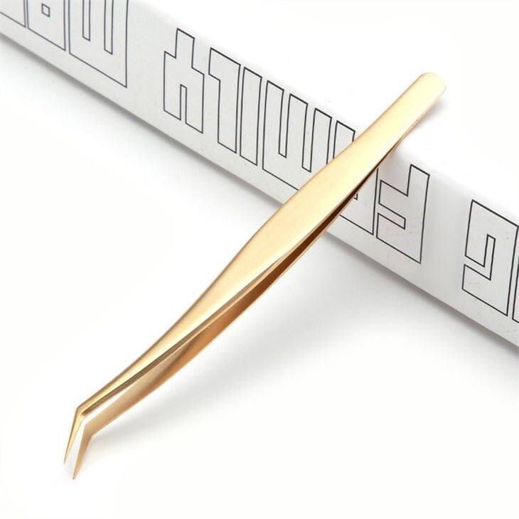Golden Feather Clip Tweezers