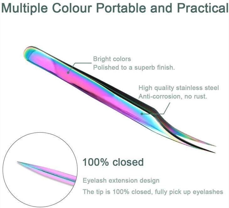100% closed tweezers