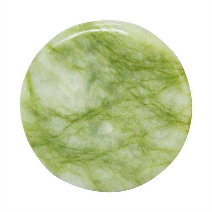 lash extension green jade stone