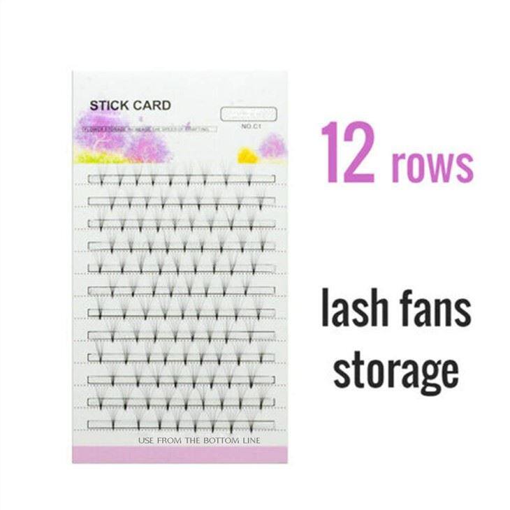 12rows lash fans storage