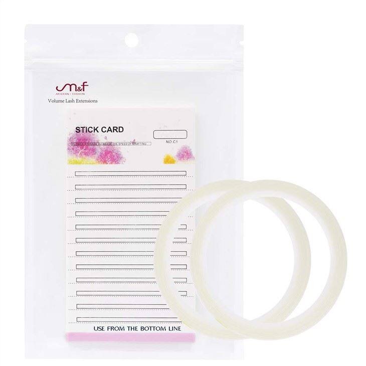 volume lash extensions stick card