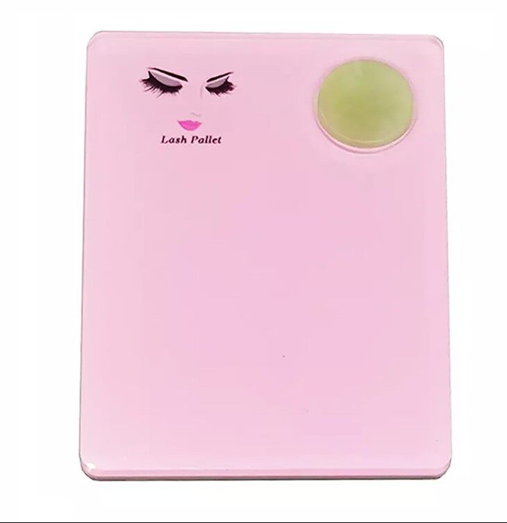 pink lashes jade stone