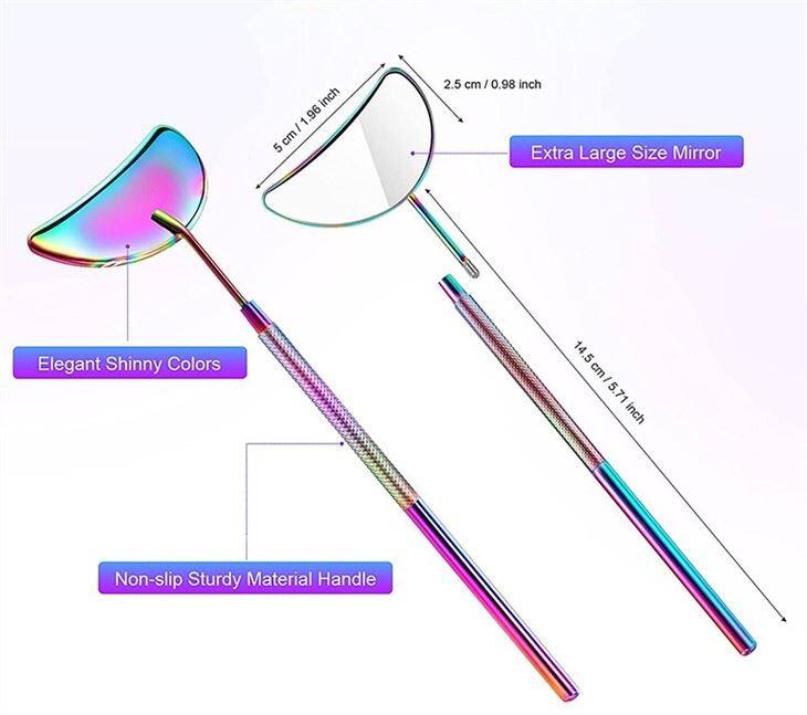 eyelash check mirror