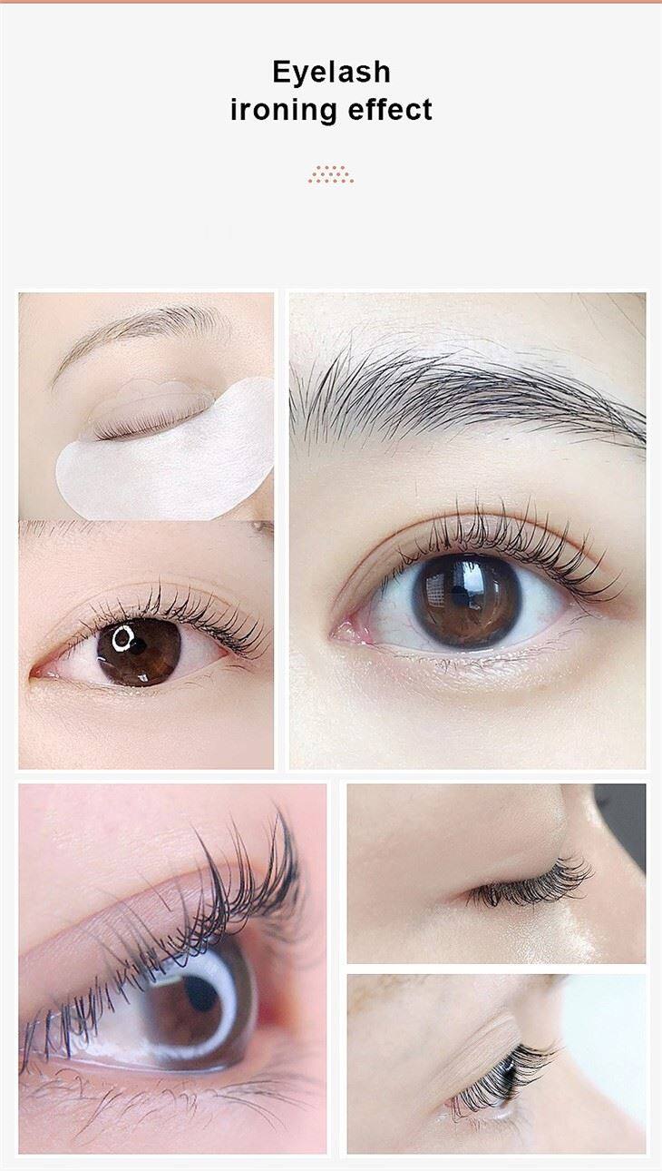 eyelash ironing effect