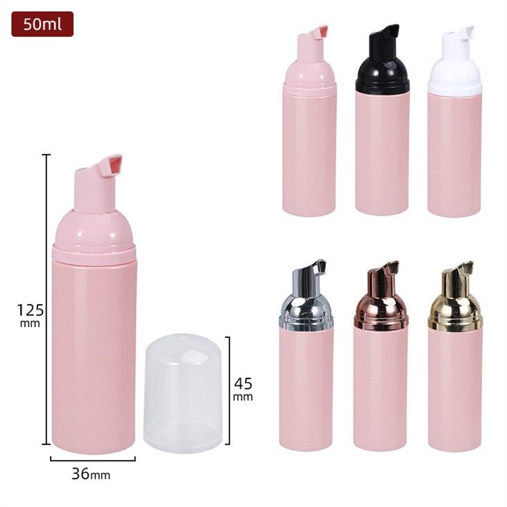 pink dispense empty bottles