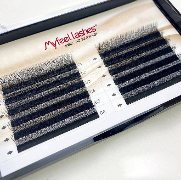 3D clover lashes extension