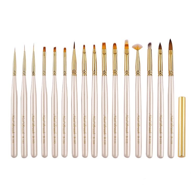 Набор для щетки для ногтей с жемчугом