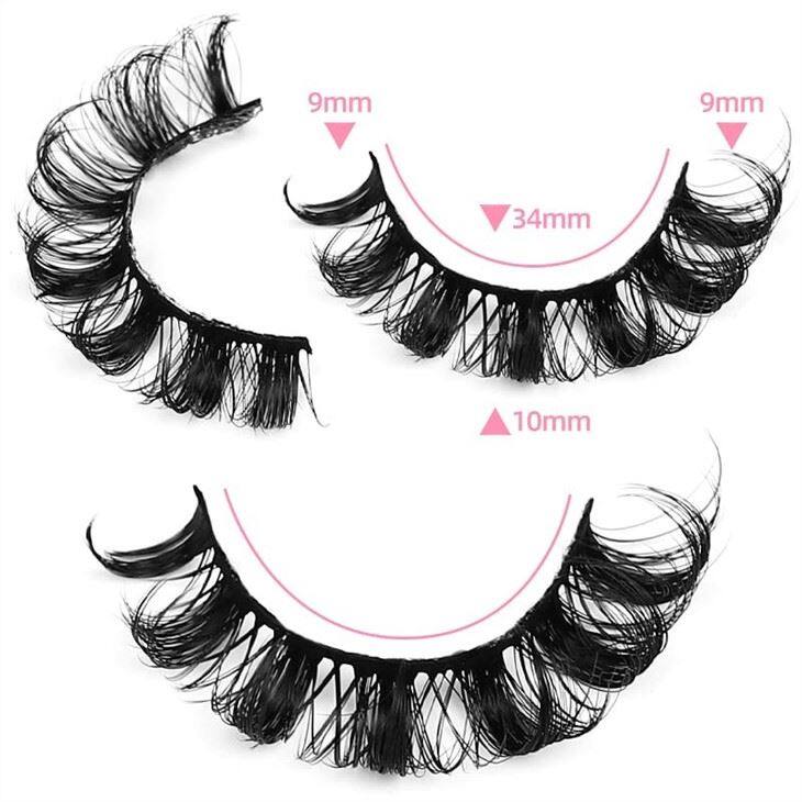 russian strip lashes size