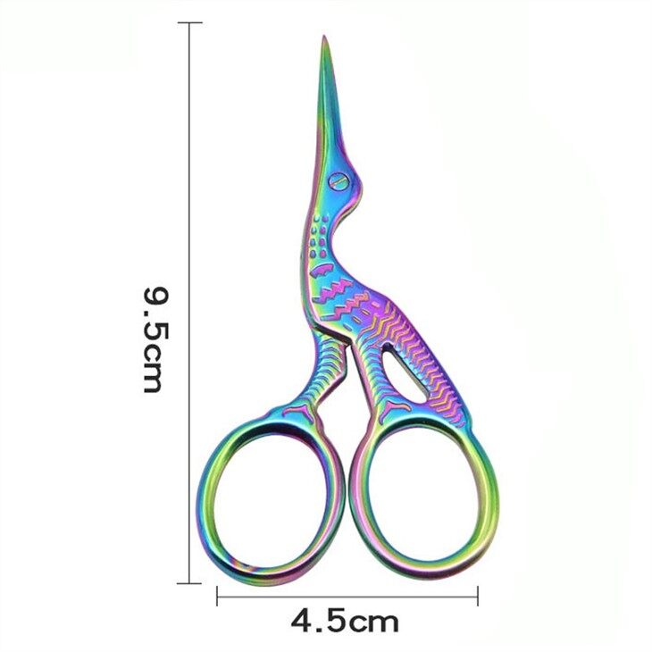 Color titanium scissors