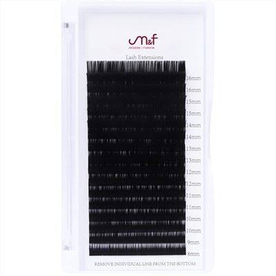 16 рядов 0. Классические ресницы 07 мм