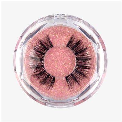 1 чифт черна лента за мигли от норка