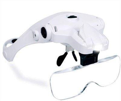 Лупа для крепления на голову с подсветкой