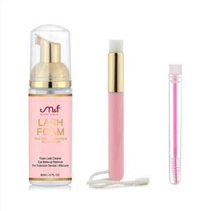 Mousse de limpeza de extensão de cílio