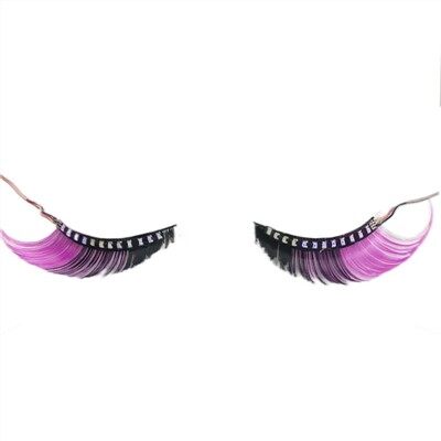 Светодиодные накладные ресницы на Хэллоуин