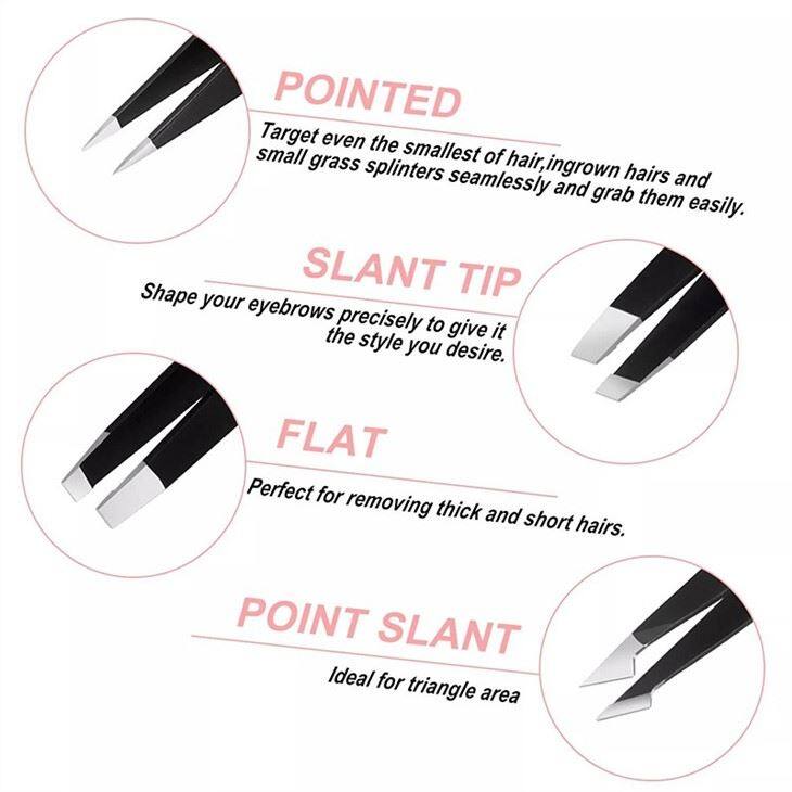 black eyebrow tweezers introduce