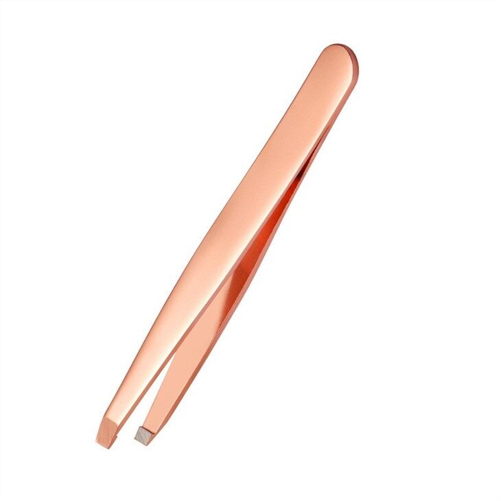 rose gold eyebrow tweezers