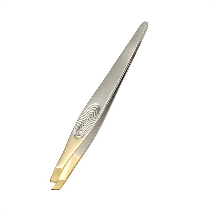Oblique thread eyebrow clip
