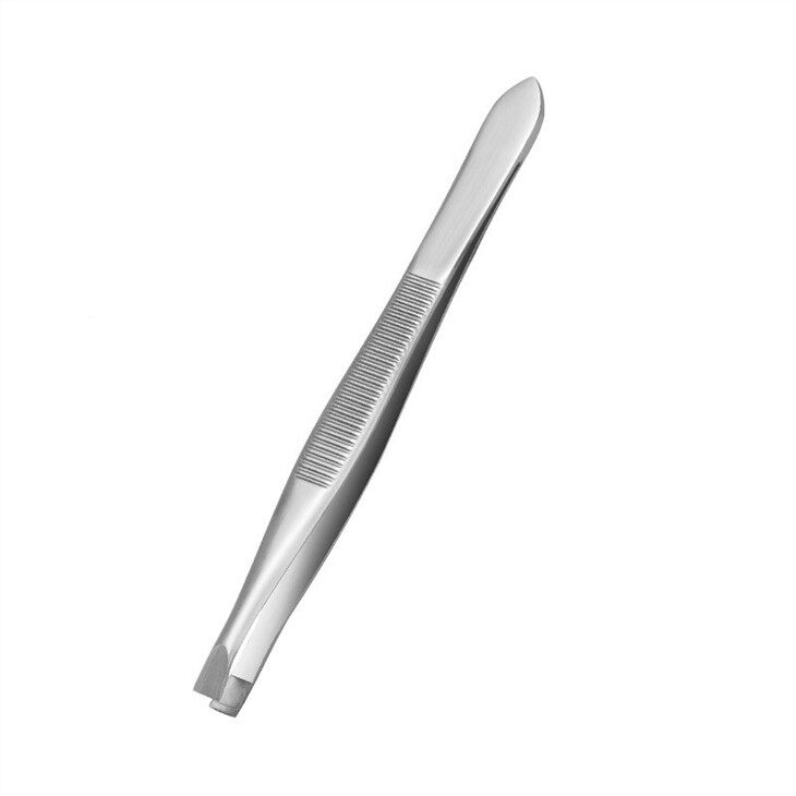 silver eyebrow tweezers