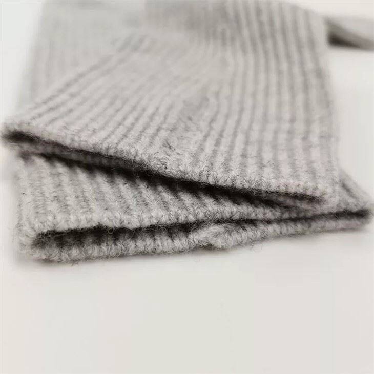 Custom Plain Knit Women Winter Cashmere Socks
