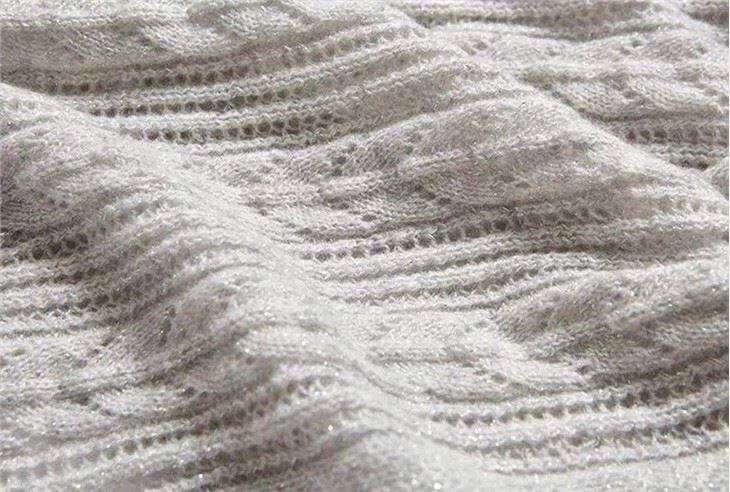 Silver Grey Cashmere Scarf