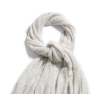 Silver Grey Cashmere Scarf
