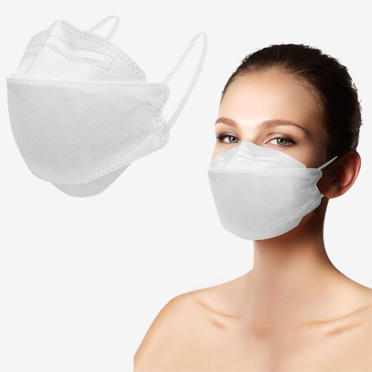 Hot Sale Fashion New Style KF94 Face Mask 4 Layers Colorful 3D Fish Shape Medical Disposable