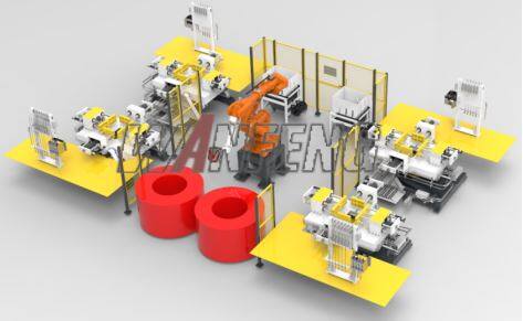 Automatic GDC Line For Cylinder Head