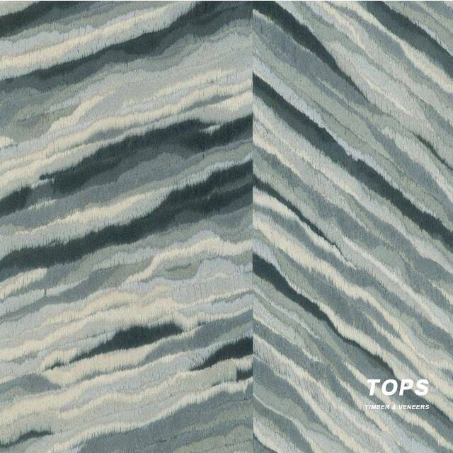 Fishbone Colored Engineered Veneer