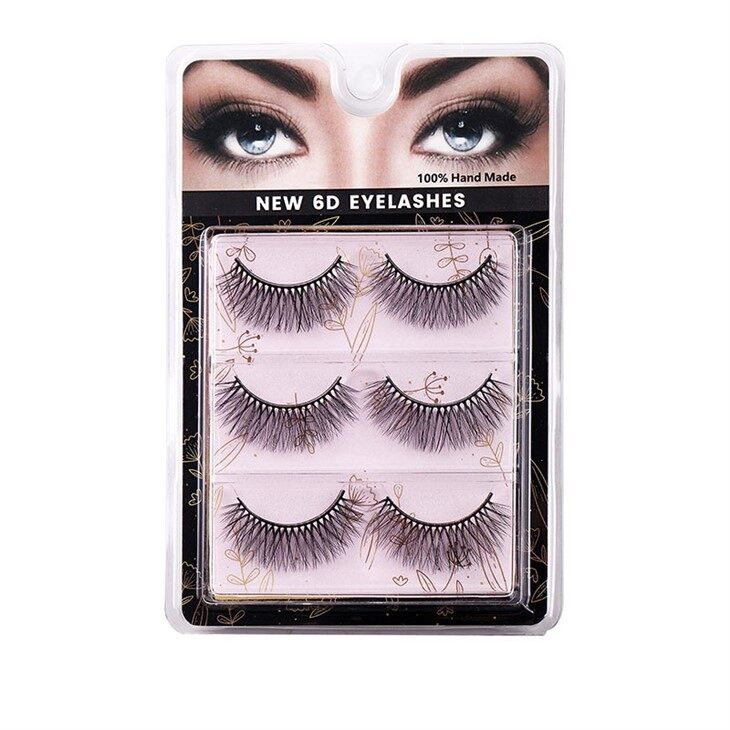 3 Pairs Natural False Lashes