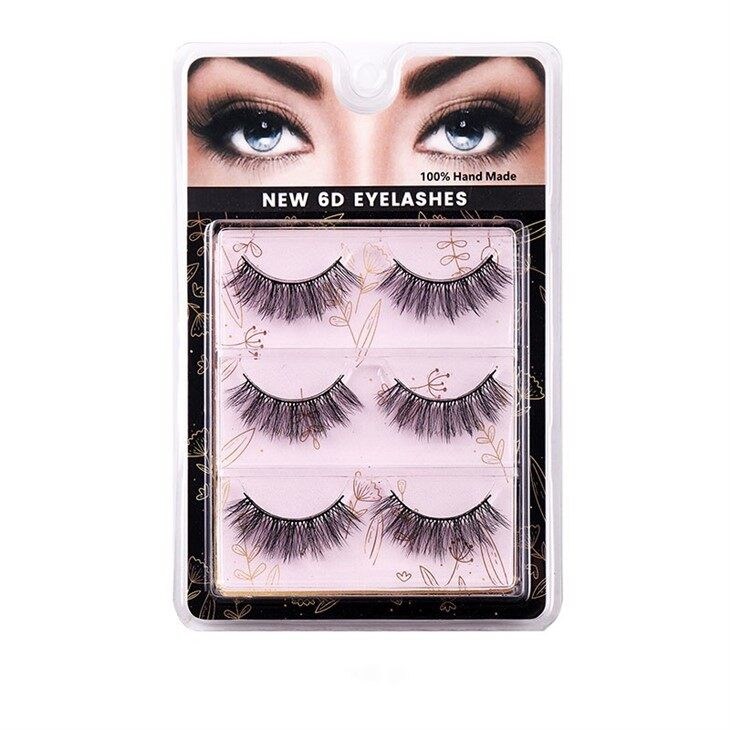 3 Pairs Natural False Lashes